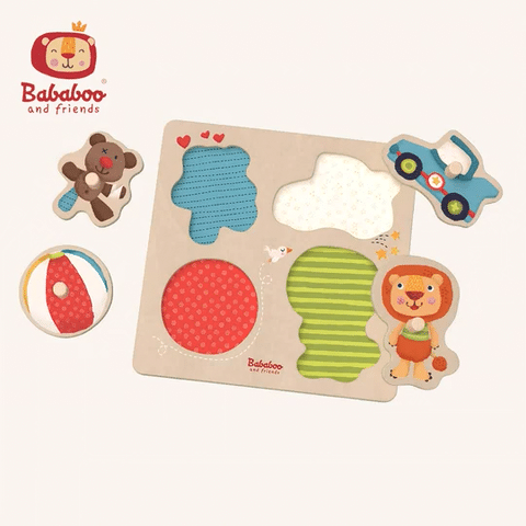 Erstes Steckpuzzle "Bababoos Lieblingsspielsachen"
